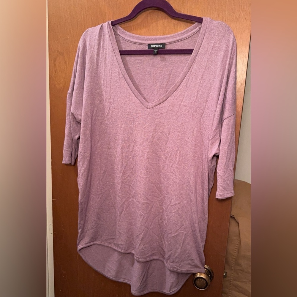 Express purple shirt